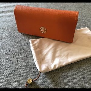 Tory Burch sunglass case and dust bag